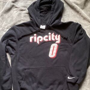 Damian Lillard Portland Trailblazers Nike 2021/22 City Edition Hoodie - Small